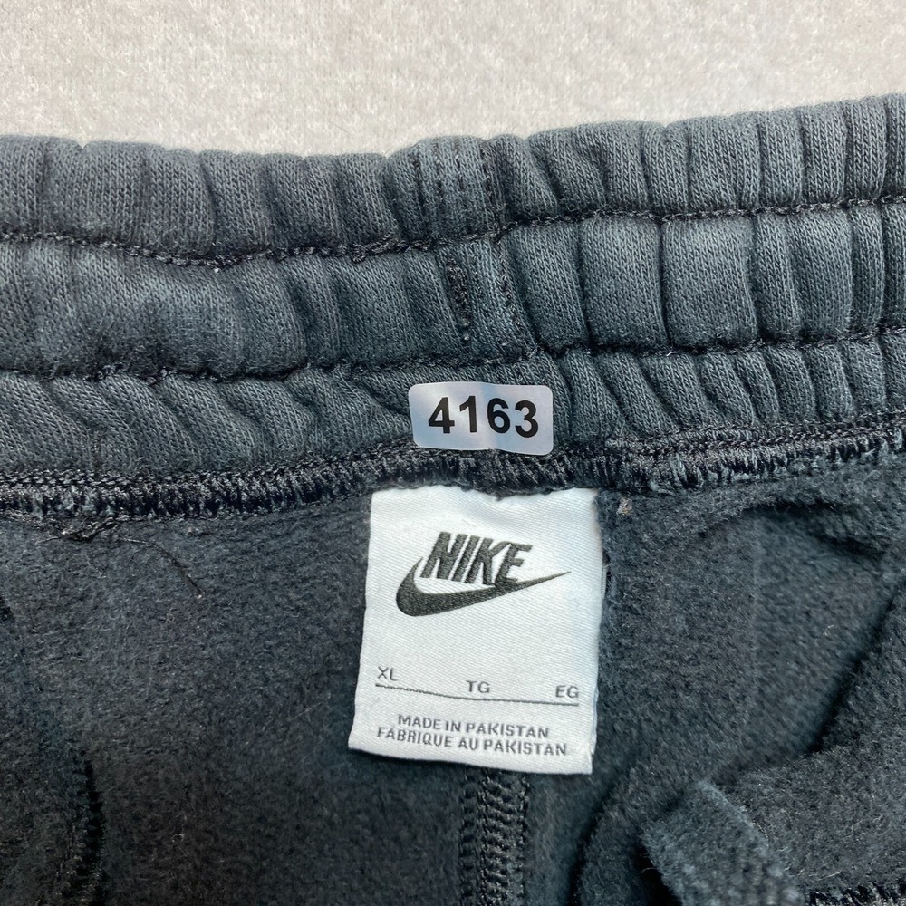 VINTAGE Nike Jogger Mens XL Black Sweatpants Drawstring Gym Work Out - Picture 4 of 11